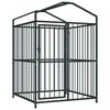 vidaXL Κλουβί Σκύλου Εξωτερικού Χώρου 120 x 120 x 150 εκ. με Στέγαστρο