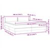vidaXL Box Spring &Kappa;&rho;&epsilon;&beta;ά&tau;&iota; &mu;&epsilon; &sigma;&tau;&rho;ώ&mu;&alpha;&tau;&alpha; &Sigma;&kappa;&omicron;ύ&rho;&omicron; &mu;&pi;&lambda;&epsilon; 180x210 cm &Beta;&epsilon;&lambda;&omicron;ύ&delta;&iota;&nu;&omicron;