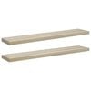vidaXL &Rho;ά&phi;&iota;&alpha; &Tau;&omicron;ί&chi;&omicron;&upsilon; 2 &tau;&epsilon;&mu;. &Chi;&rho;ώ&mu;&alpha; &Delta;&rho;&upsilon;ό&sigmaf; 120 x 23,5 x 3,8 &epsilon;&kappa;. MDF