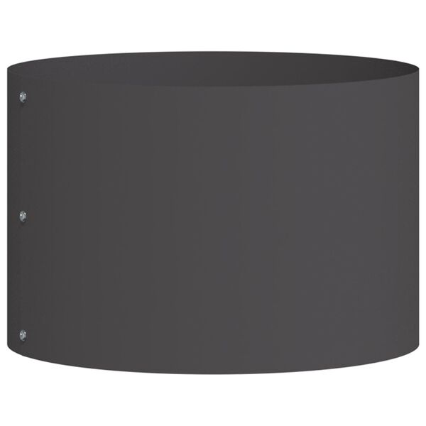 vidaXL Ζαρντινιέρες κήπου 5 pcs Μαύρο 30 x 30 x 20 cm Ατσάλι