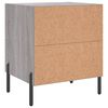 vidaXL Κομοδίνο Γκρι Sonoma 40 x 35 x 47,5 εκ. από Επεξεργασμένο Ξύλο