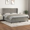 vidaXL &Kappa;&rho;&epsilon;&beta;ά&tau;&iota; Boxspring &mu;&epsilon; &Sigma;&tau;&rho;ώ&mu;&alpha; &Alpha;&nu;&omicron;&iota;&chi;&tau;ό &Gamma;&kappa;&rho;&iota; 180x200 &epsilon;&kappa;. &Beta;&epsilon;&lambda;&omicron;ύ&delta;&iota;&nu;&omicron;