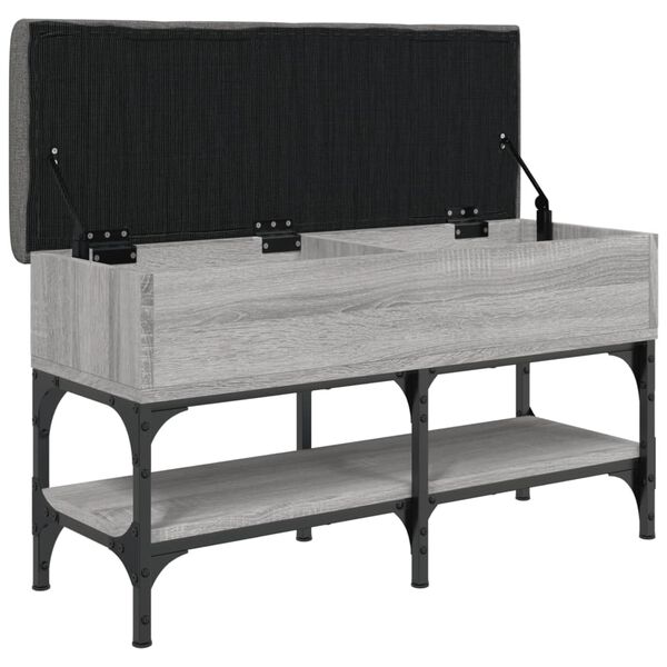 vidaXL Παπουτσοθήκη Γκρι Sonoma 82x32x45 εκ. από Επεξεργασμένο Ξύλο