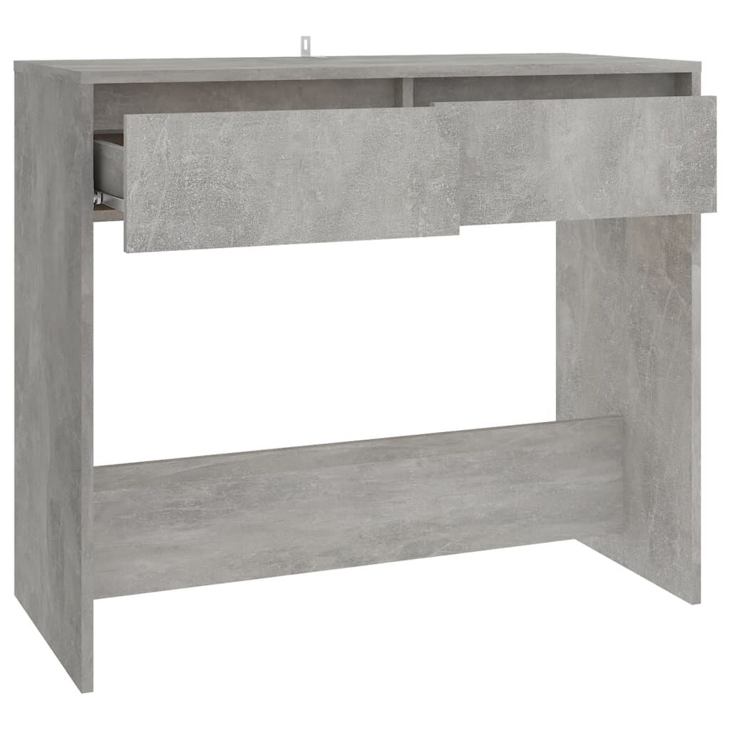 vidaXL Τραπεζάκι κονσόλα Γκρι Σκυρ. 89x41x76,5 εκ. Επεξεργασμένο Ξύλο