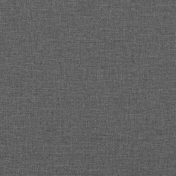 vidaXL Παγκάκι Σκούρο Γκρι 113x64,5x75,5 εκ. Υφασμάτινο με Μαξιλάρια