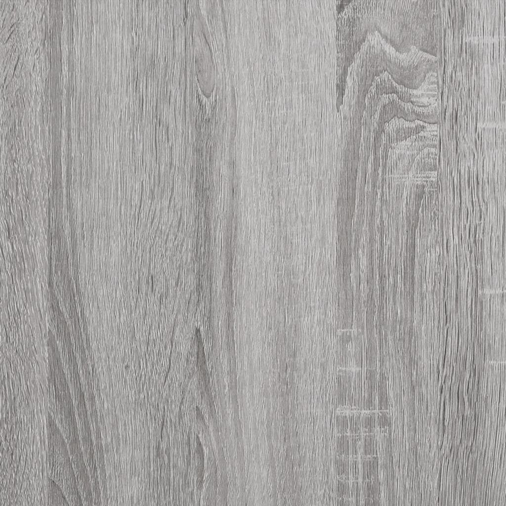 vidaXL Τρόλεϊ Κουζίνας Sonoma Γκρι 60x45x80 εκ. από Επεξεργασμένο Ξύλο