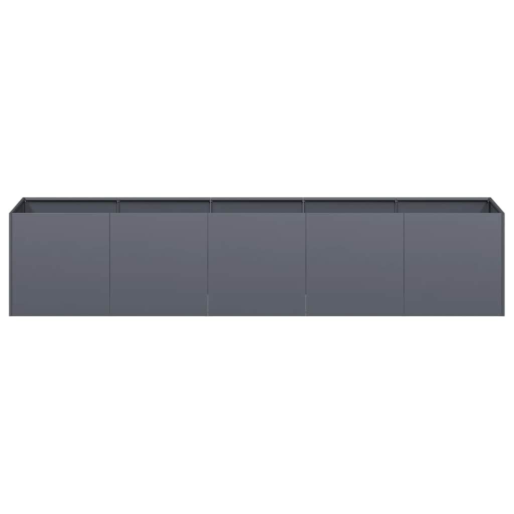 vidaXL Ζαρντινιέρα Ανθρακί 200x40x40 εκ. από Χάλυβα Ψυχρής Έλασης