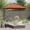 vidaXL Ομπρέλα Cantilever Banana Τερακότα 294 x 294 x 248 cm