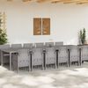 vidaXL &Sigma;έ&tau; &phi;&alpha;&gamma;&eta;&tau;&omicron;ύ &gamma;&iota;&alpha; &kappa;ή&pi;&omicron; 13 pcs &Alpha;&nu;&omicron;&iota;&chi;&tau;ό &gamma;&kappa;&rho;&iota; Rattan Polt