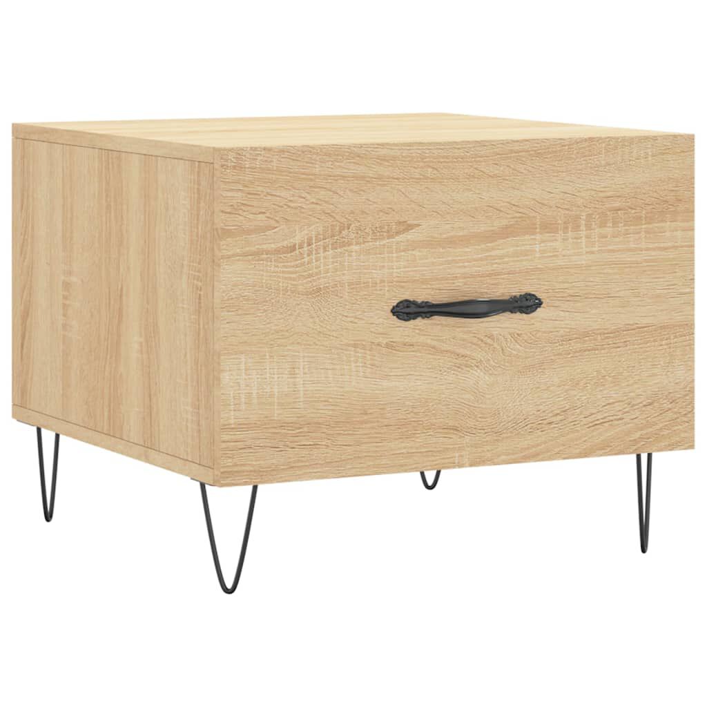 vidaXL Τραπεζάκια Σαλονιού 2 τεμ Sonoma Δρυς 50x50x40 εκ Επεξ. Ξύλο