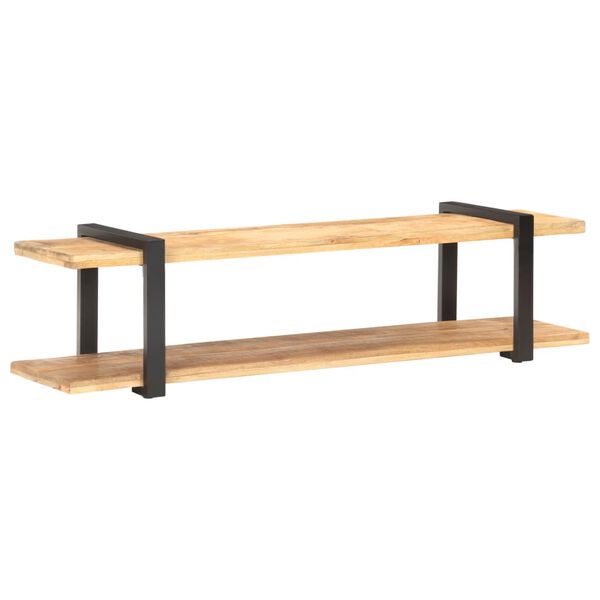 vidaXL Έπιπλο Τηλεόρασης 160x40x40 εκ. Μασίφ Ακατέργαστο Ξύλο Μάνγκο