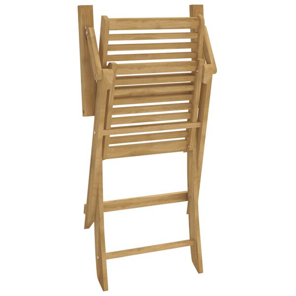 vidaXL Καρέκλες Κήπου Πτυσσόμενες 2 τεμ 54,5x61,5x86,5 εκ Μασίφ Ακακία