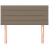 vidaXL Κεφαλάρι Κρεβατιού Taupe 100x5x78/88 εκ. Υφασμάτινο