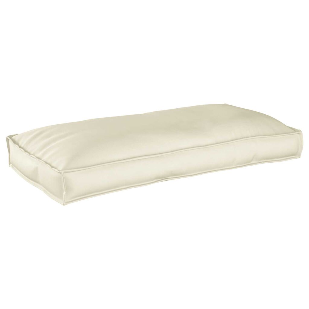 vidaXL Μαξιλάρι για κάθισμα/πλάτη κρεμ 120x60x12 cm από ύφασμα Oxford