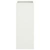 vidaXL Ζαρντινιέρα Λευκή 32x29x75 εκ. από Χάλυβα