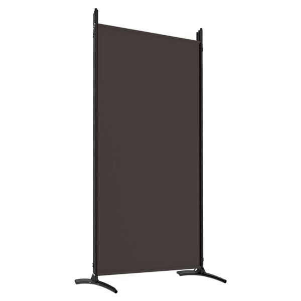 vidaXL Διαχωριστικό Δωματίου με 6 Πάνελ Καφέ 520x180 εκ. από Ύφασμα