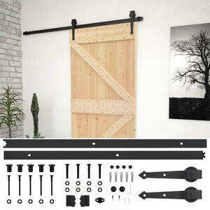 vidaXL &Sigma;&upsilon;&rho;ό&mu;&epsilon;&nu;&eta; &Pi;ό&rho;&tau;&alpha; 80 x 210 cm &Mu;&alpha;&sigma;ί&phi; &Xi;ύ&lambda;&omicron; &Pi;&epsilon;ύ&kappa;&omicron;&upsilon; &Phi;&upsilon;&sigma;&iota;&kappa;ό &kappa;&alpha;&iota; &Mu;&alpha;ύ&rho;&omicron;