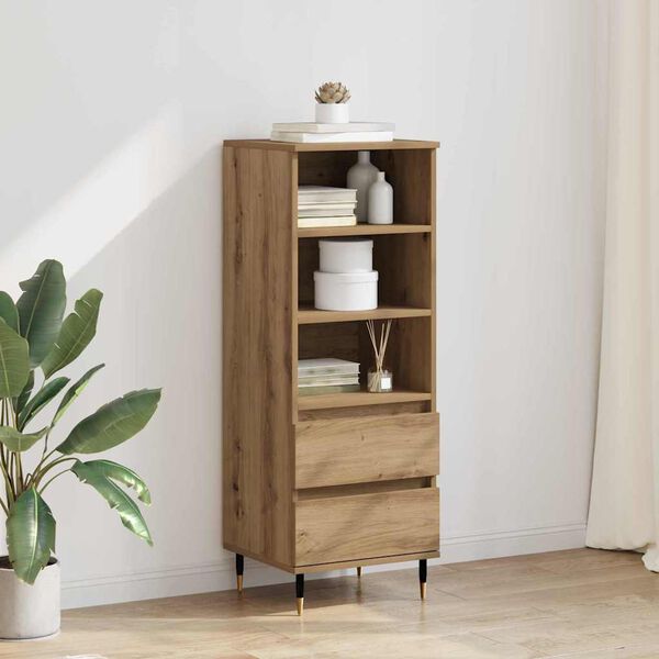 vidaXL Highboard Artisan Oak 40 x 36 x 110 &epsilon;&kappa;. &Epsilon;&pi;&epsilon;&xi;&epsilon;&rho;&gamma;&alpha;&sigma;&mu;έ&nu;&omicron; &xi;ύ&lambda;&omicron;