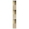 vidaXL Βιβλιοθήκη/Διαχωριστικό Sonoma Δρυς 80x24x192 εκ. Επεξ. Ξύλο