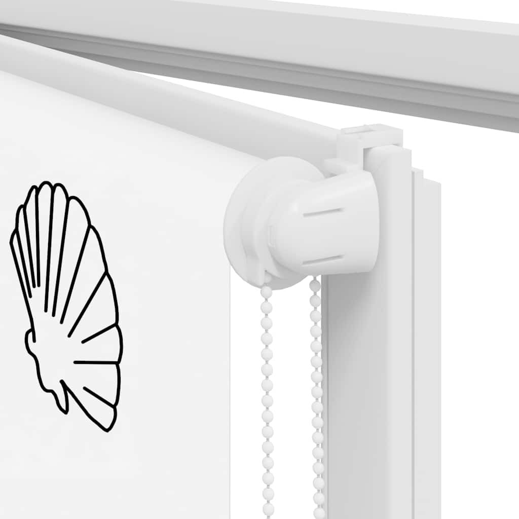 vidaXL Κουρτίνα Μπάνιου Ρολό 130x240 εκ. Πλάτος υφάσματος 126 εκ.