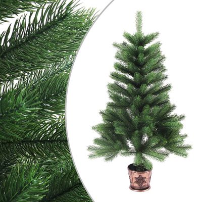 vidaXL Χριστουγεννιάτικο Δέντρο Τεχνητό σαν Αληθινό Πράσινο 65 εκ.