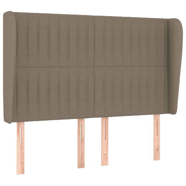 vidaXL &Kappa;&epsilon;&phi;&alpha;&lambda;ά&rho;&iota; &mu;&epsilon; &Pi;&tau;&epsilon;&rho;ύ&gamma;&iota;&alpha; Taupe 147x23x118/128 &epsilon;&kappa;. &Upsilon;&phi;&alpha;&sigma;&mu;ά&tau;&iota;&nu;&omicron;