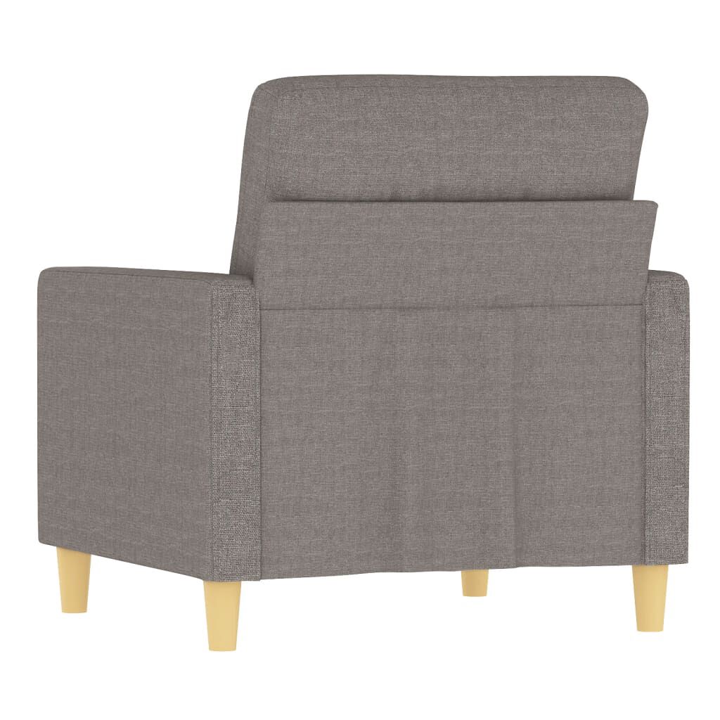 vidaXL Πολυθρόνα Taupe 60 εκ. Υφασμάτινη