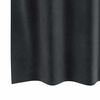 vidaXL Κουρτίνες με κουρτίνες 2 pcs Σκούρο γκρι 140 x 140 cm Βελούδο