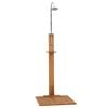 vidaXL Ντουζιέρα Κήπου 75 x 75 x 210 εκ. Μασίφ Ξύλο Teak