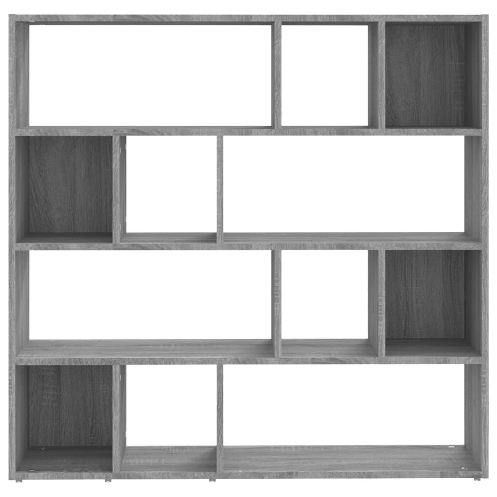vidaXL Βιβλιοθήκη/Διαχωριστικό Χώρου Γκρι Sonoma 105 x 24 x 102 εκ.