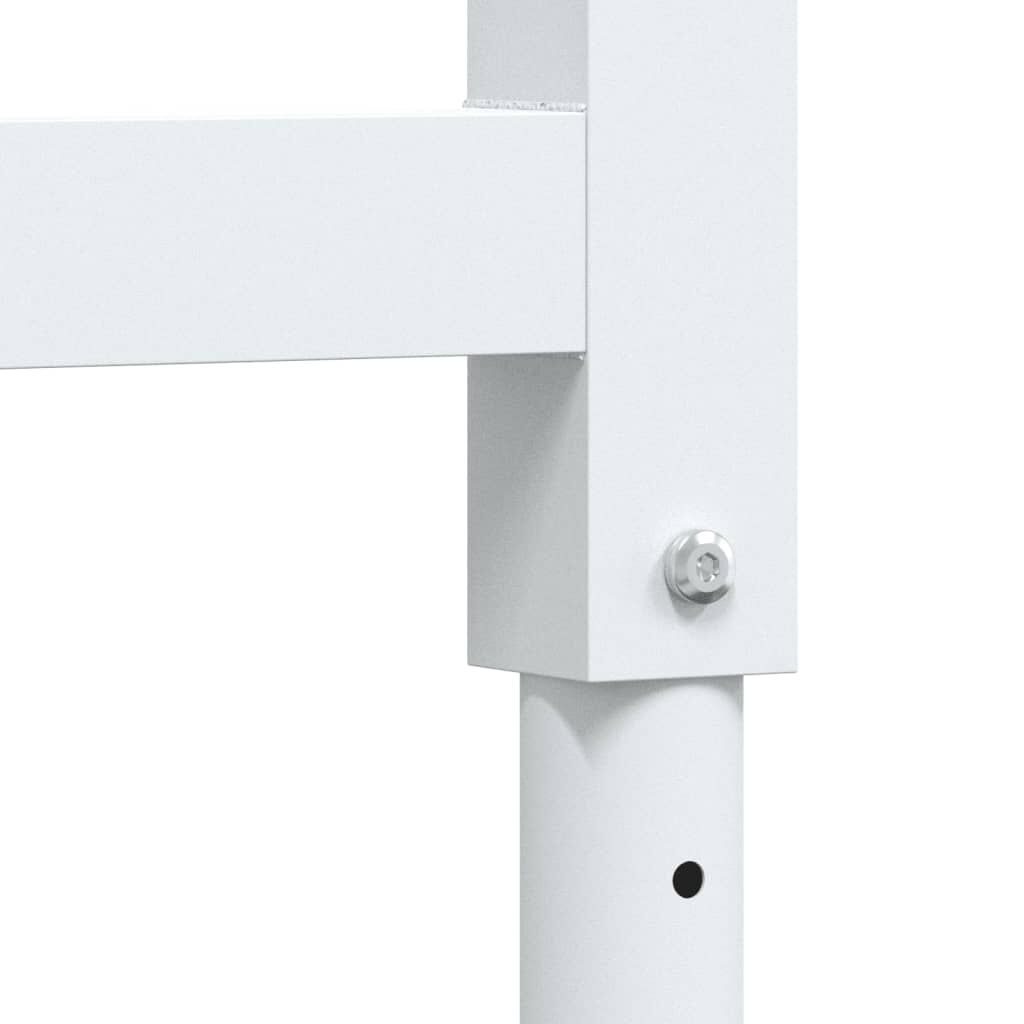 vidaXL Πάγκος Εργασίας Ορθογώνιος 100x60x(73-99,5) εκ Μασίφ Ξύλο Οξιάς