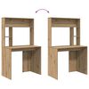 vidaXL Γραφείο artisan δρυς 91 x 50 x 149 εκ Επεξεργασμένο ξύλο