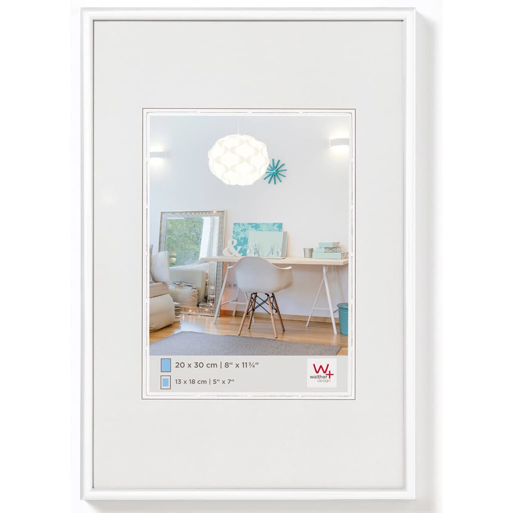 Walther Design Κορνίζα New Lifestyle Λευκό 60x90 εκ.