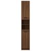 vidaXL Ντουλάπι Μπάνιου Καφέ Δρυς 32x34x188,5 εκ. Επεξεργασμένο Ξύλο