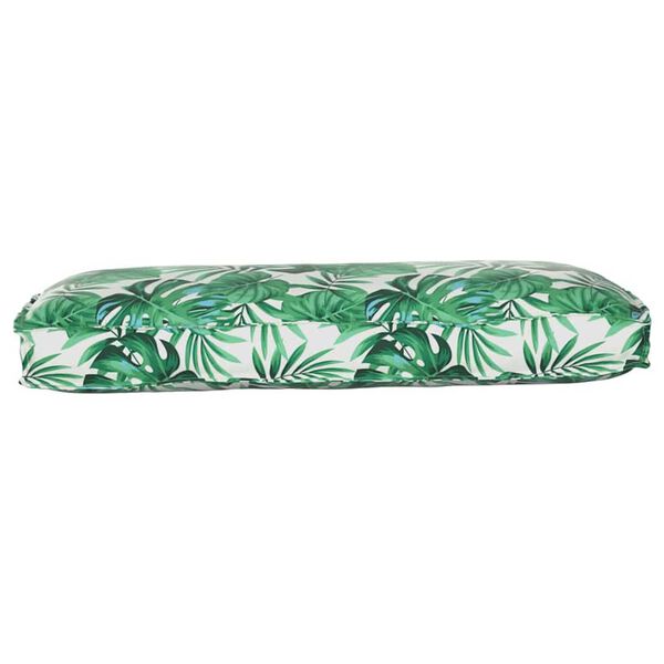 vidaXL Μαξιλάρι παλέτας για κάθισμα / πλάτη Floral Μοτίβο φύλλων