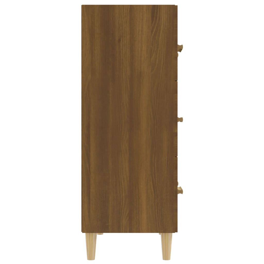 vidaXL Ντουλάπι Καφέ Δρυς 70 x 34 x 90 εκ. από Επεξεργασμένο Ξύλο