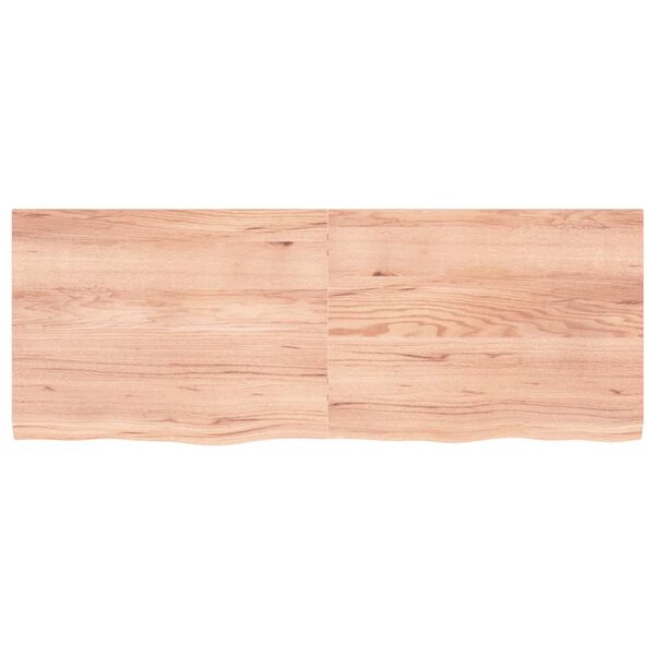 vidaXL Επιφ Τραπεζιού Αν Καφέ 160x60x(2-4)εκ. Επεξ. Μασίφ Ξύλο Δρυός