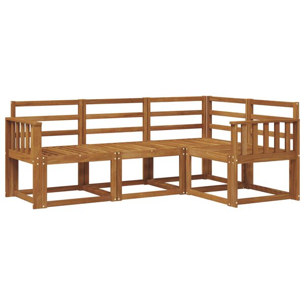 vidaXL &Sigma;&epsilon;&iota;&rho;ά &Kappa;&alpha;&nu;&alpha;&pi;έ &Epsilon;&xi;&omega;&tau;&epsilon;&rho;&iota;&kappa;&omicron;ύ 4 pcs &Phi;&upsilon;&sigma;&iota;&kappa;ό &Sigma;&tau;&epsilon;&rho;&epsilon;ό &Xi;ύ&lambda;&omicron; &Alpha;&kappa;&alpha;&kappa;ί&alpha;&sigmaf;