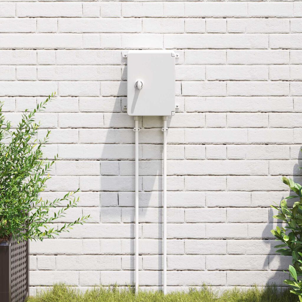 vidaXL Υποδιαβρωτικό Κάστρο IP65 Γκρι 18x13x24 εκ. ABS Πλαστικό