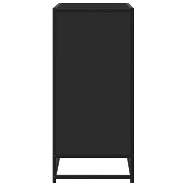 vidaXL Συρταριέρα Μαύρο 68x35x76 cm Κατασκευασμένο ξύλο