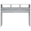 vidaXL Τραπέζι Κονσόλα Γκρι Sonoma 105x30x80 εκ. Επεξεργασμένο Ξύλο