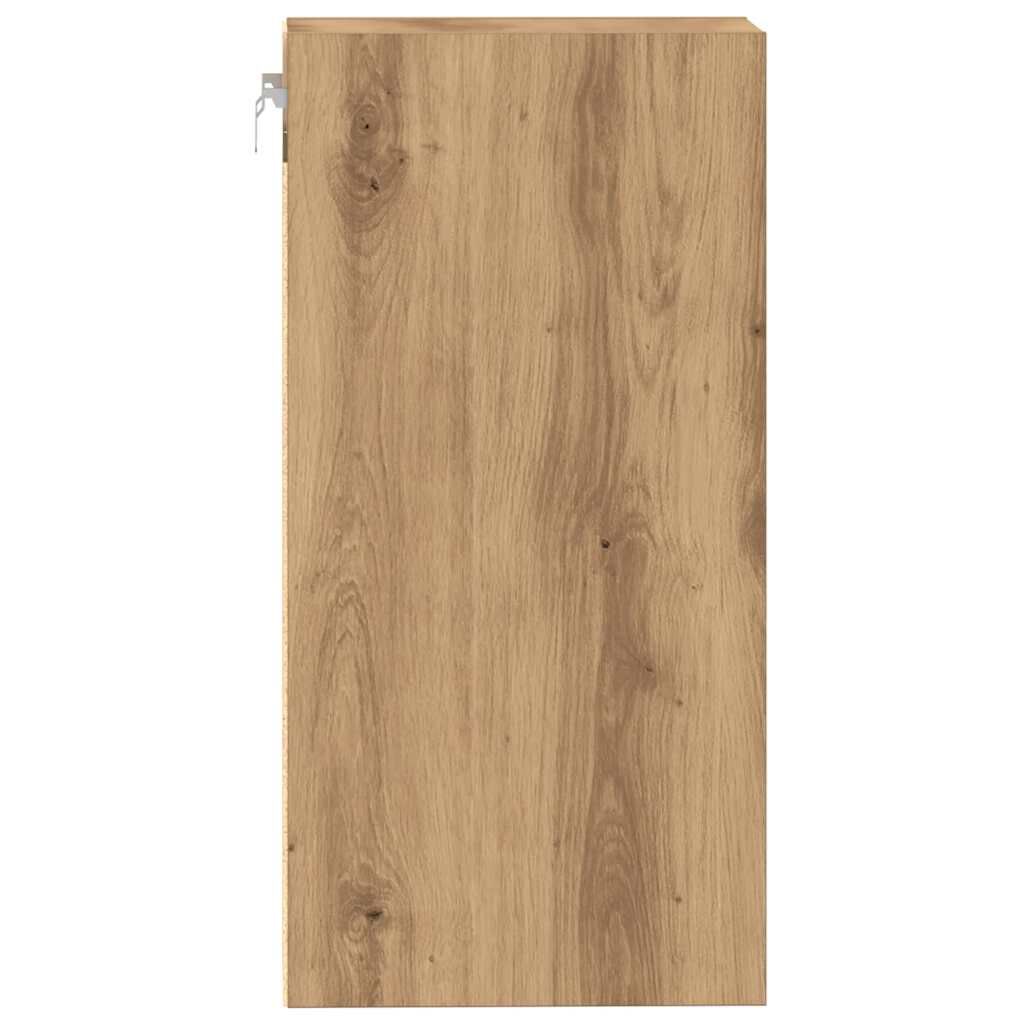 vidaXL κρεμαστό ντουλάπι Riga Artisan Oak 20x29,5x60 cm Ξύλο μηχανής