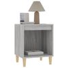 vidaXL Κομοδίνο Γκρι Sonoma 40x35x50 εκ.