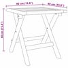 vidaXL Ξαπλώστρα 3 pcs Καφέ 40 x 40 x 40εκ Μασίφ ξύλο ακακίας