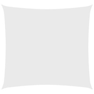 vidaXL Πανί Σκίασης Τετράγωνο Λευκό 4 x 4 μ. από Ύφασμα Oxford