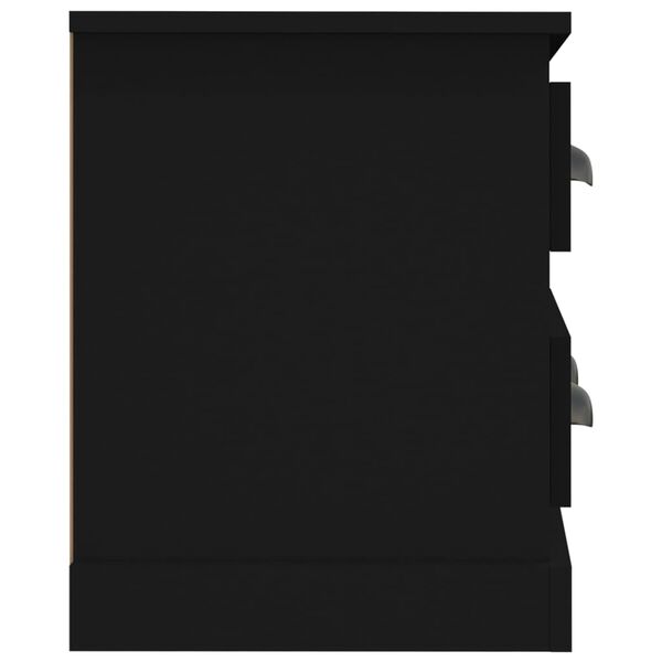vidaXL Έπιπλο Τηλεόρασης Μαύρο 100x35,5x45εκ. Επεξ. Επεξεργασμένο Ξύλο