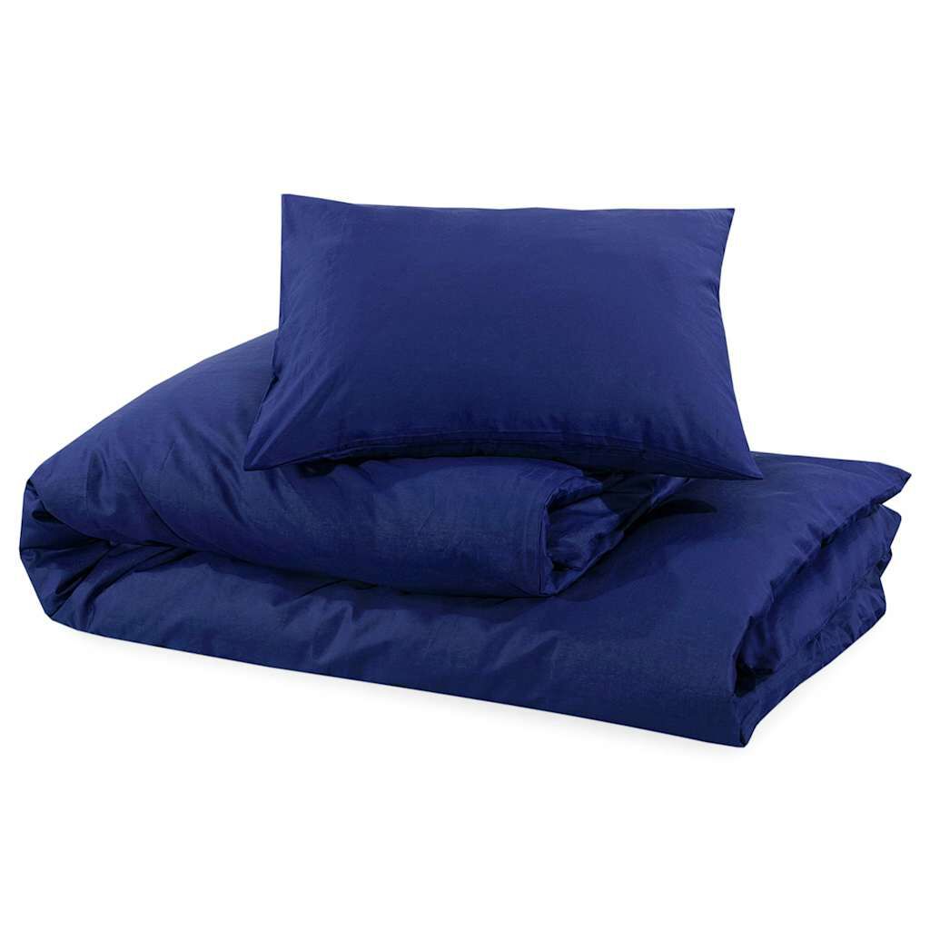 vidaXL Σετ Παπλωματοθήκης Μπλε 240x220 εκ. Ελαφρύ Ύφασμα Μικροϊνών