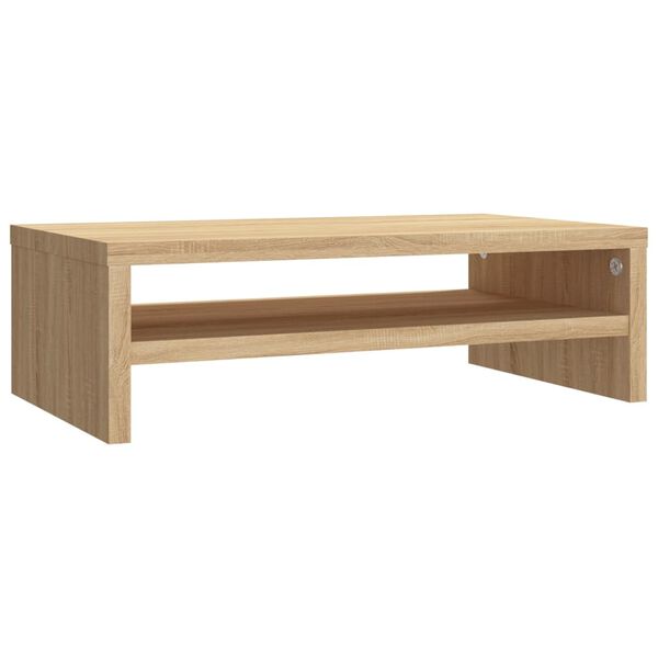 vidaXL Βάση Οθόνης Χρώμα Sonoma Δρυς 42 x 24 x 13 εκ. από Επεξ. Ξύλο