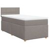 vidaXL &Kappa;&rho;&epsilon;&beta;ά&tau;&iota; Boxspring &mu;&epsilon; &Sigma;&tau;&rho;ώ&mu;&alpha; Taupe 90x200 &epsilon;&kappa;. &Upsilon;&phi;&alpha;&sigma;&mu;ά&tau;&iota;&nu;&omicron;
