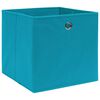 vidaXL Κουτιά Αποθήκευσης 4 τεμ. Γαλάζια 32 x 32 x 32 εκ. Υφασμάτινα